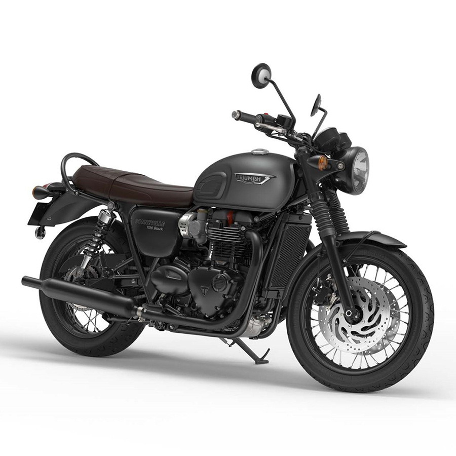 Xe Môtô Triumph Bonneville T120 black - Đen - Nhám