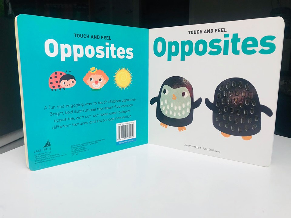 Sách Touch anh Feel Board Book Opposites