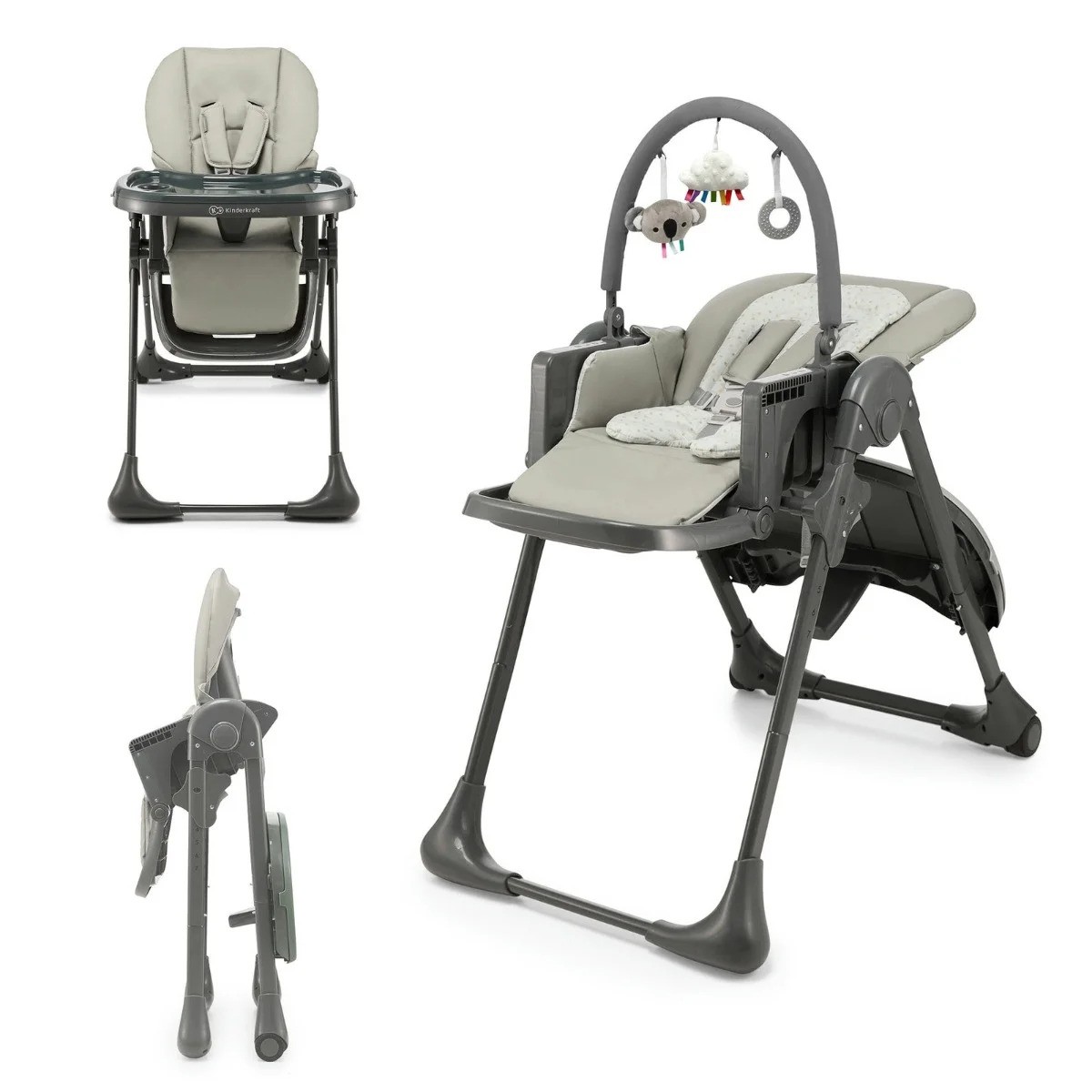 GHẾ ĂN TUMMIE KINDERKRAFT DÀNH CHO BÉ TỪ 0 THÁNG ĐẾN 15KG - HÀNG CHÍNH HÃNG