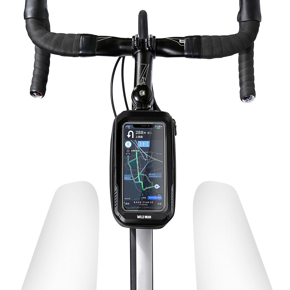 Túi chống nước khung hình phía trước xe đạp để màn hình cảm ứng có khả năng lưu trữ lớn