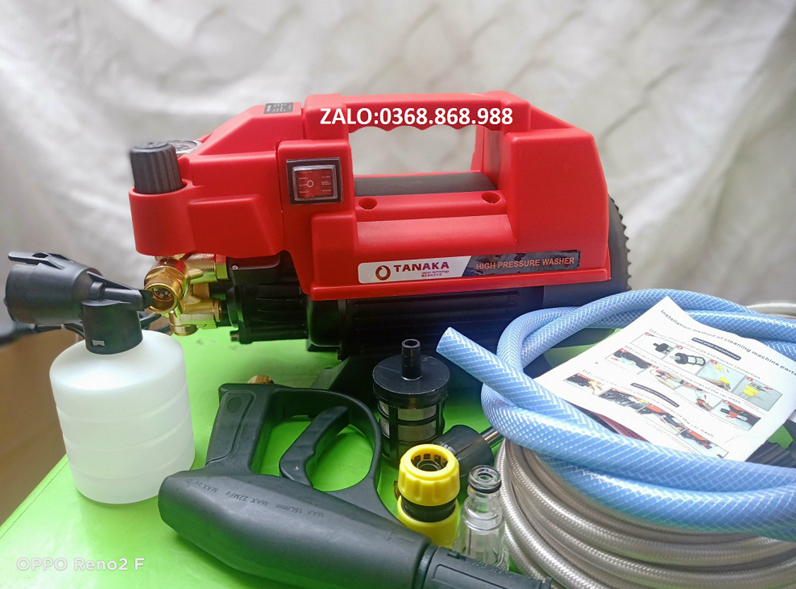 Máy rửa xe có chỉnh áp TANAKA