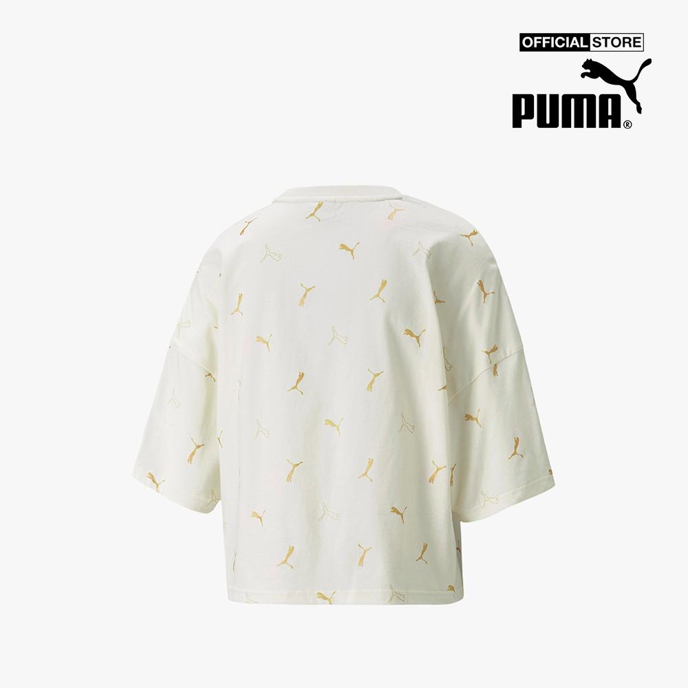 PUMA - Áo thun nữ ngắn tay Classics Graphics Printed 531633