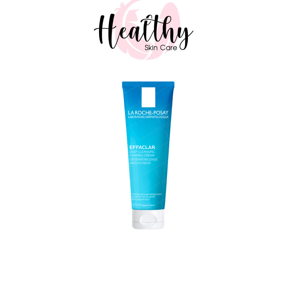 Sữa Rửa Mặt La Roche Posay Làm Sạch Sâu Và Se Khít Lỗ Chân Lông Không Gây Khô Da Effaclar Deep Cleansing Foaming Cream 125ml