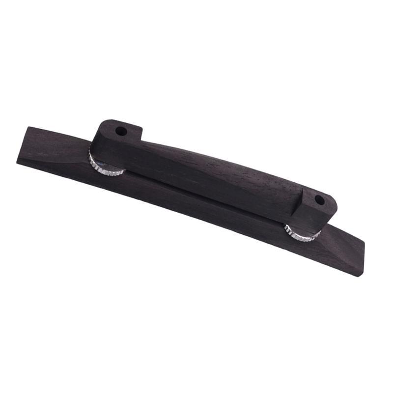 Adjustable Ebony Bridge for Archtop Jazz Guitar Parts Accessories