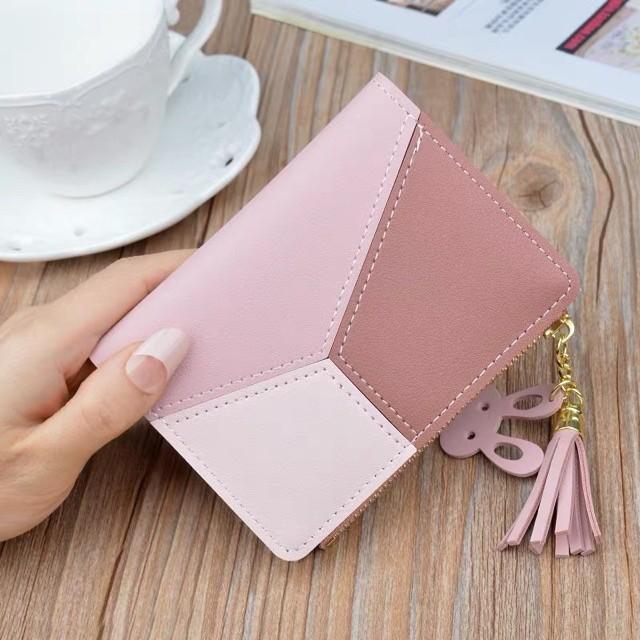 Ví cầm tay cho nữ, Ví bóp nữ ngắn đẹp cầm tay mini ngắn nhỏ gọn bỏ túi thời trang hàng tốt (có hàng sẵn giao ngay)