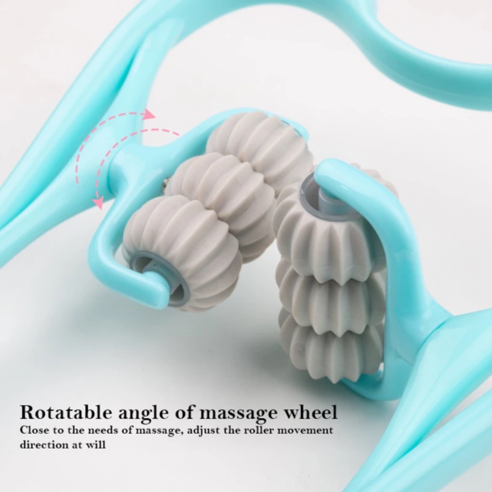 Dụng Cụ Massage Cổ Vai Gáy 6 Bi Cầm Tay Giúp Giảm Đau Tê Nhức Mỏi Hiệu Quả,Cây Massage Cột Sống Cổ Và Toàn Thân Cầm Tay