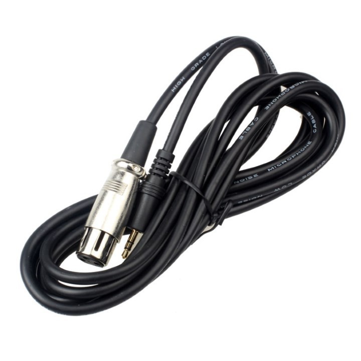 Cáp Đầu 3.5mm ra Đầu XLR cho Mic Condenser