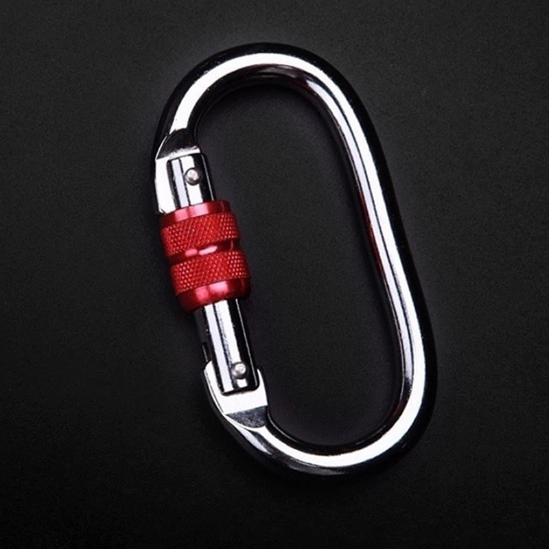 Móc treo khóa chữ D đa năng carabiner dùng treo võng yoga - đi leo núi Sportslink