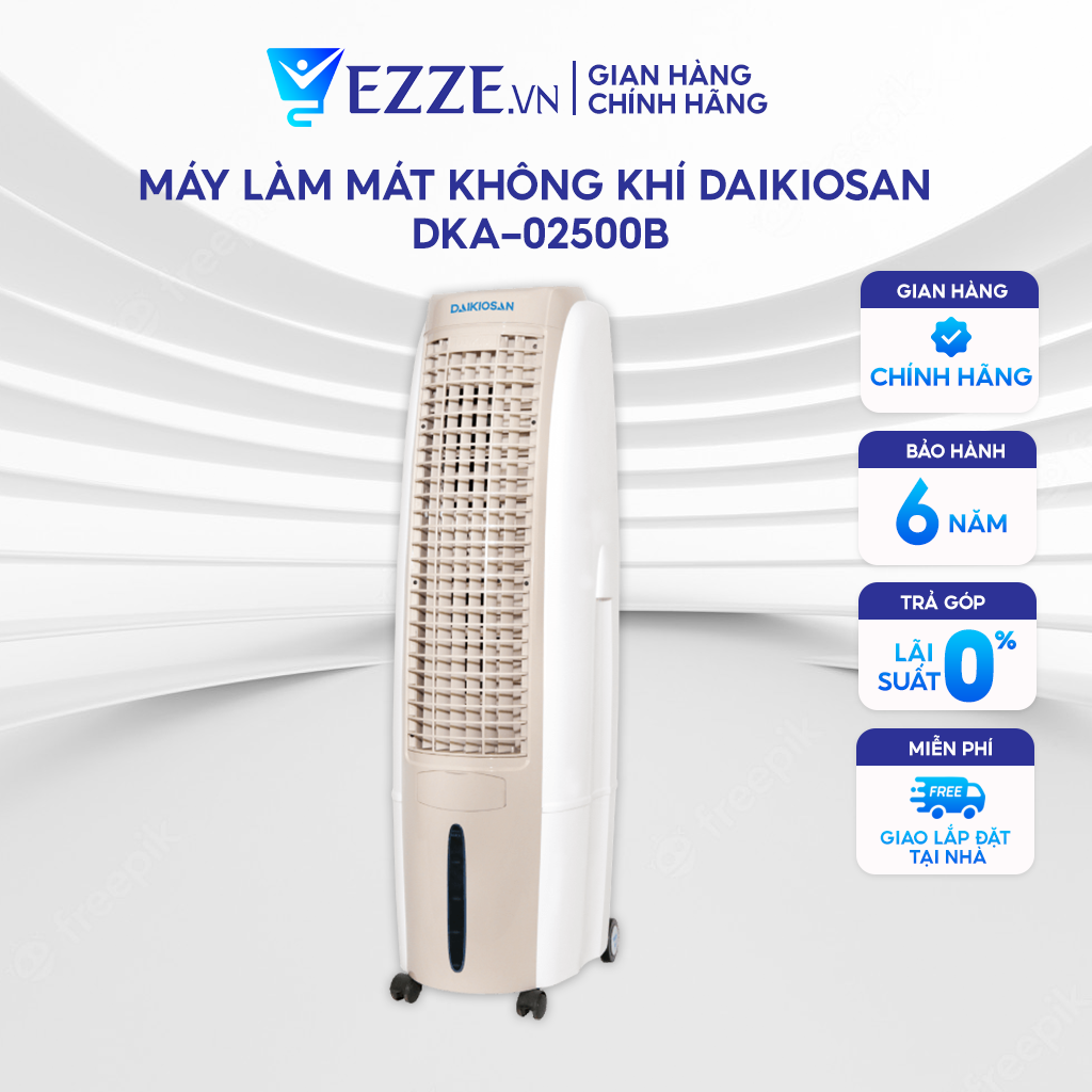 Máy làm mát không khí Daikiosan DKA-02500B Công Suất 160 W Lượng Gió 2.500 M³/H