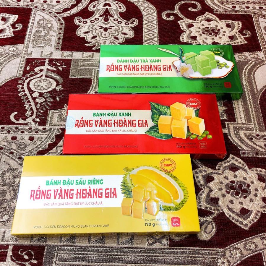 HÀNG XUẤT NHẬT - BÁNH ĐẬU XANH TRÀ XANH 170g - RỒNG VÀNG HOÀNG GIA