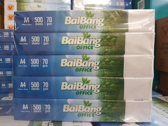 Thùng 5 ram giấy Bãi Bằng Office DL 70gsm