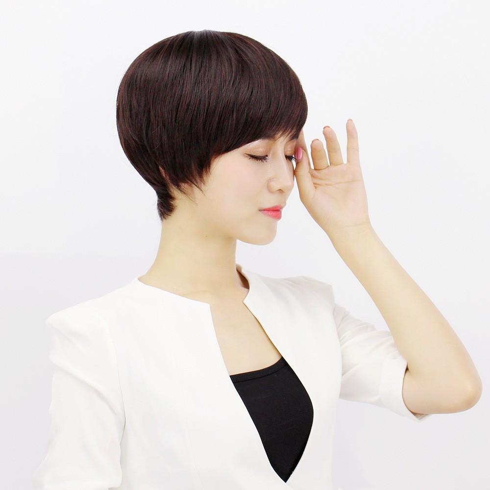 Tóc tomboy cao cấp FS-D90, tặng lưới chụp