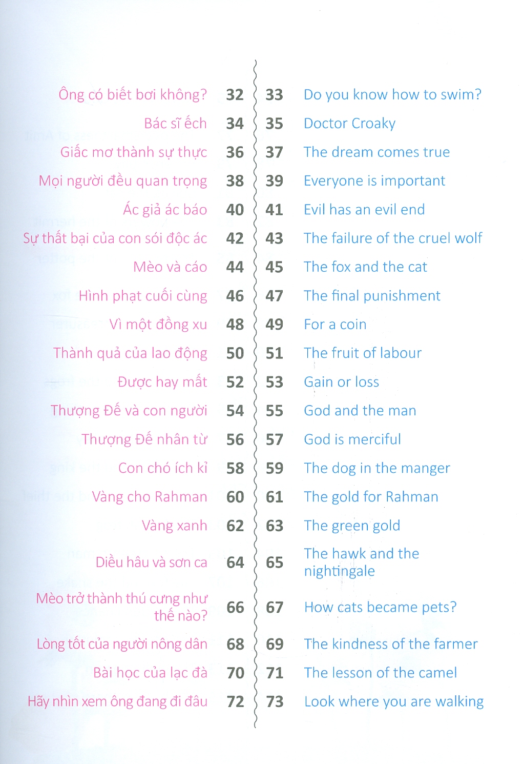 100 TRUYỆN NGỤ NGÔN SONG NGỮ ANH - VIỆT HAY NHẤT