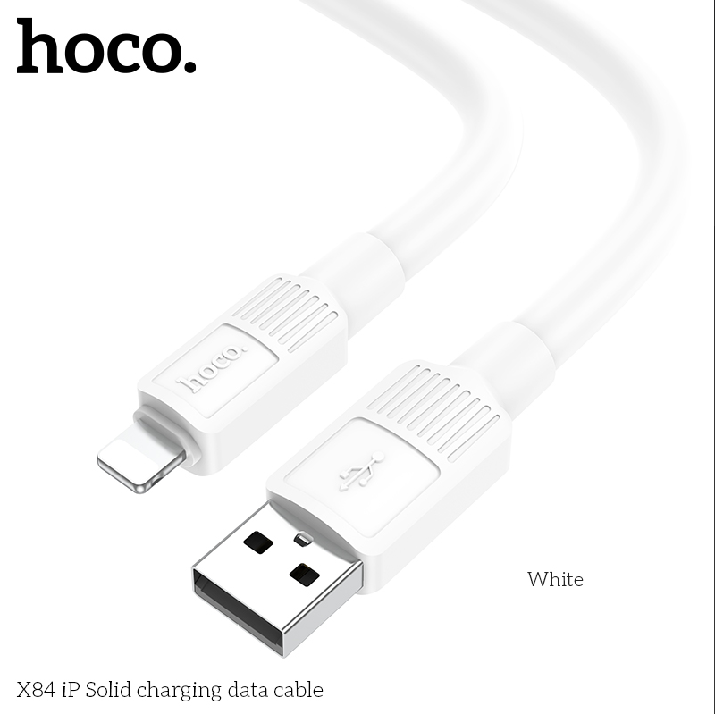 Cáp sạc X84 Lightningg / tpyce C/ Miro  Hoco hàng chính hàng bảo hành hãng giá tốt dùng cho điện thoại iphone samsung - hàng chính hãng