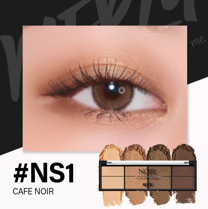 Bảng Phấn Mắt 4 Ô Merzy Noir In The Shadow Palette 6.7g