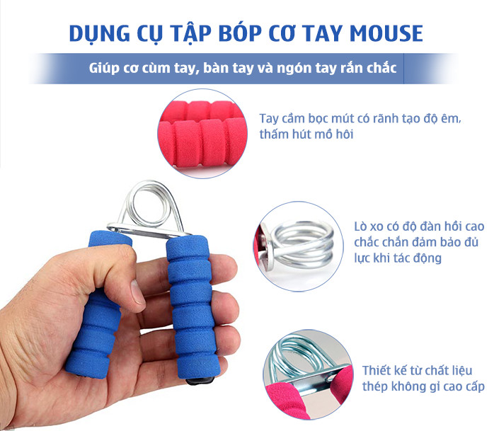 [COMBO 2] DỤNG CỤ BÓP TAY TẬP LỰC TAY- KÌM BÓP TAY TẬP CƠ TAY, CỔ TAY PHỤC HỒI CHỨC NĂNG CHO NGƯỜI CHẤN THƯƠNG