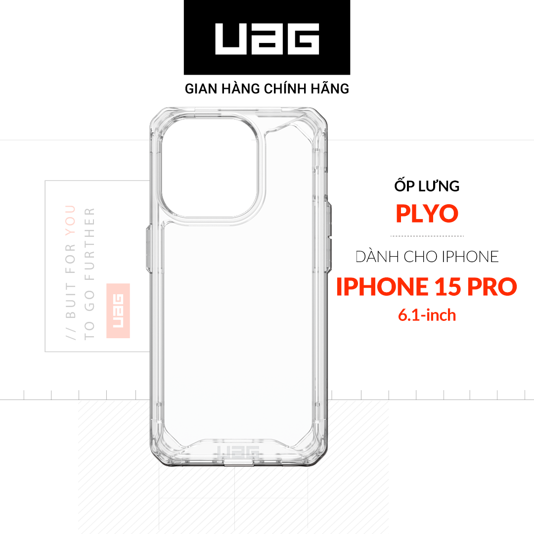 Ốp Lưng Chống Sốc UAG Plyo Cho iPhone 15 Pro  Hàng chính hãng