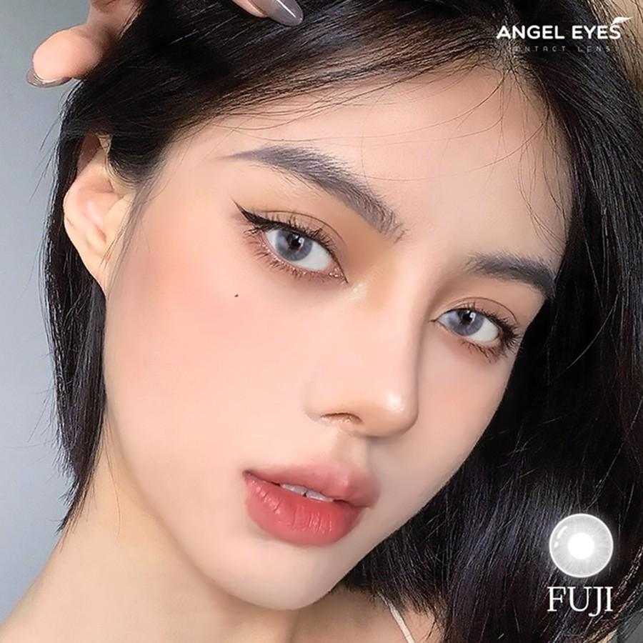 Lens xám tây Angel Eyes Fuji Gray có cận - GDia 12.8mm - Độ cận 0-8