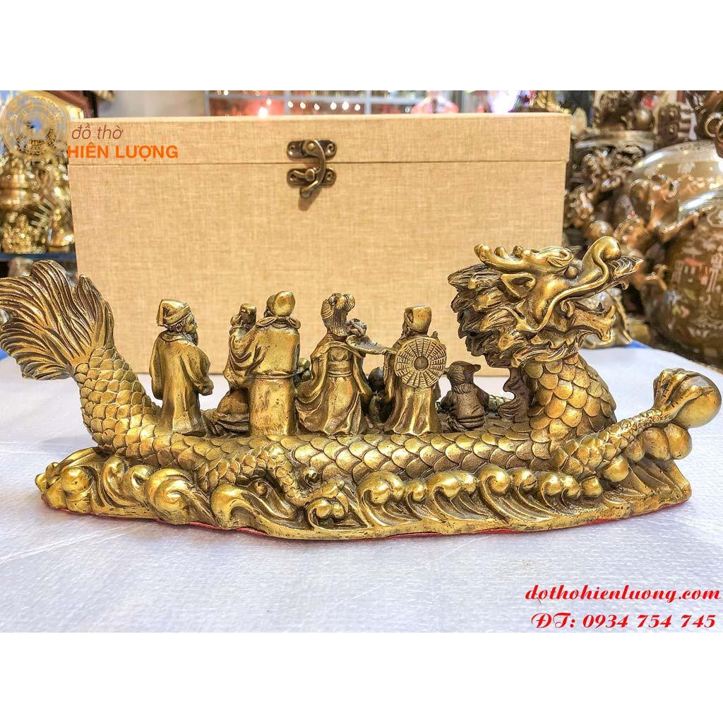 Thuyền Rồng Bát Tiên Bằng Đồng