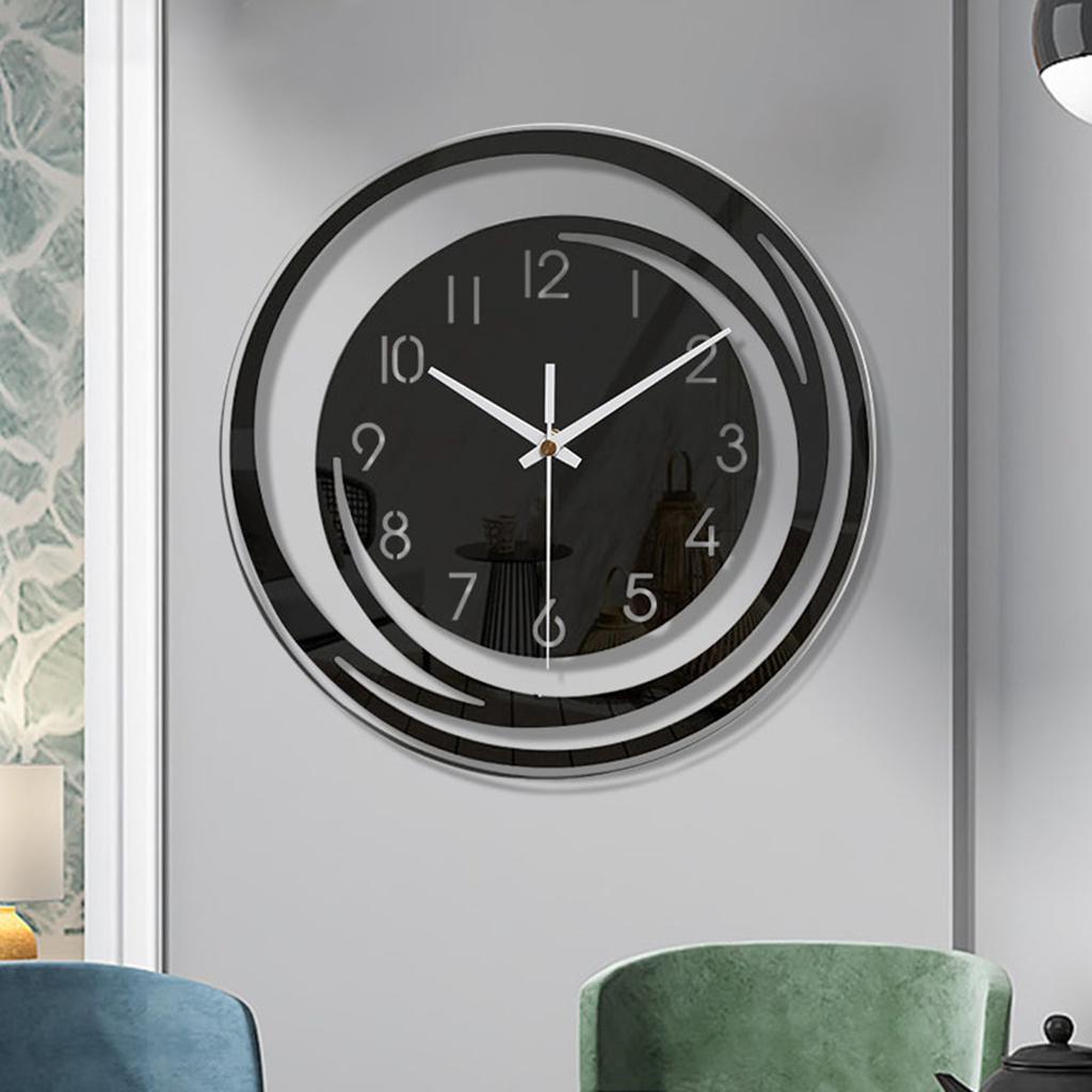 Wall Clock Battery Operated Clock Bedroom Living Room