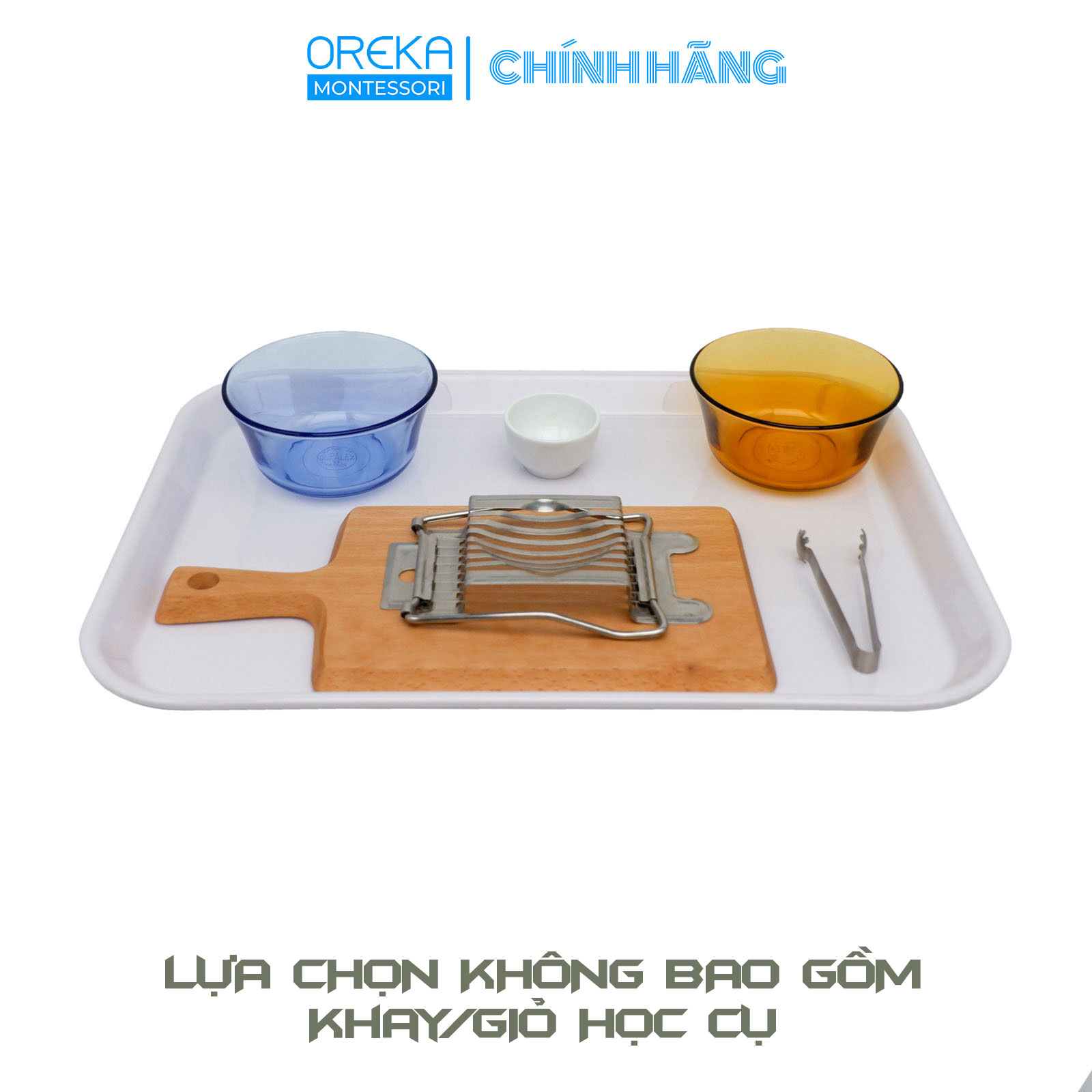 Bộ giáo cụ Oreka Montessori Cắt trứng