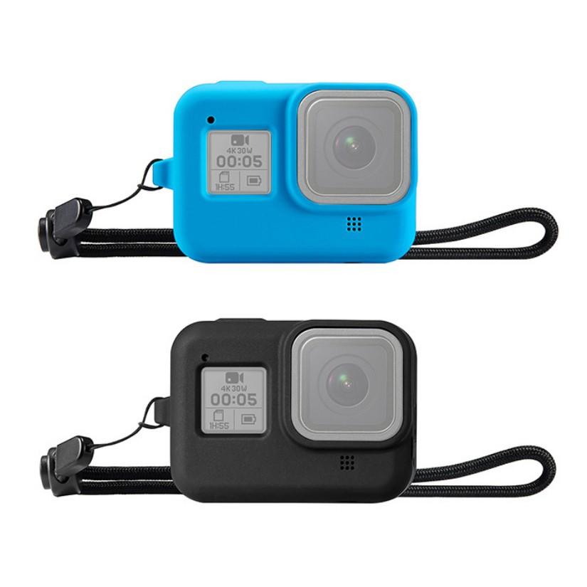 Vỏ Bảo Vệ Silicone PULUZ Với Dây Đeo Cổ Tay Cho GoPro HERO8 Black