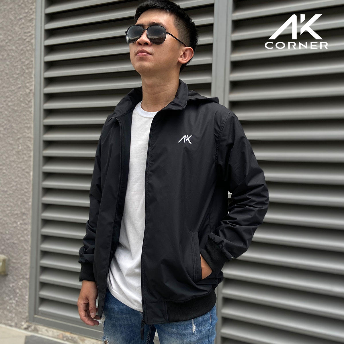 Áo khoác nam có nón AK01, vải Xi Nhật cao cấp dày dặn, chống tia UV, chống nắng, có lớp cách nhiệt bên trong giữ ấm tốt