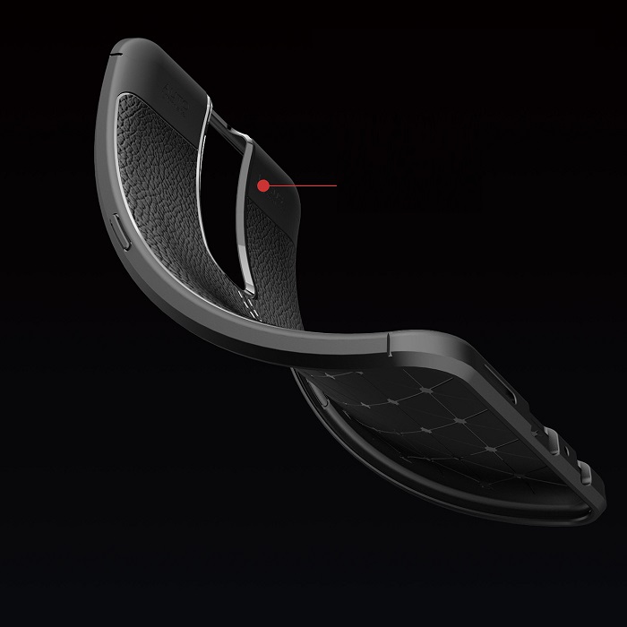 Ốp lưng chống sốc silicon giả da, chính hãng Auto Focus dành cho OPPO F11 Pro