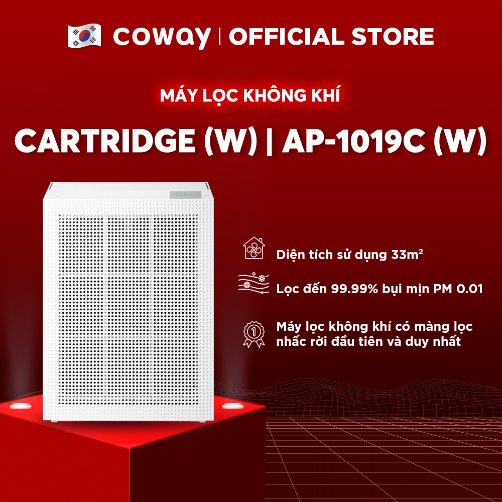 Máy lọc không khí Coway Cartridge (W) AP-1019C (W) - Hàng chính hãng