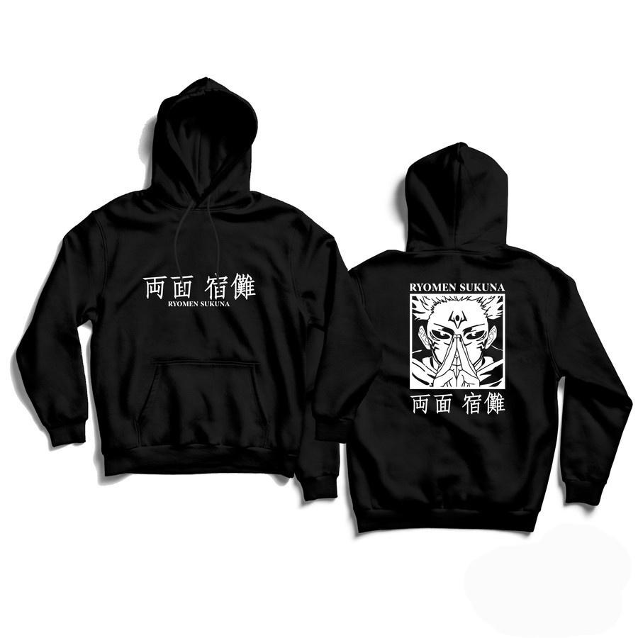 Áo hoodie RYOMEN SUKUNA JUJUTSU KAISEN ANIME  dài tay đẹp siêu ngầu giá rẻ nhất