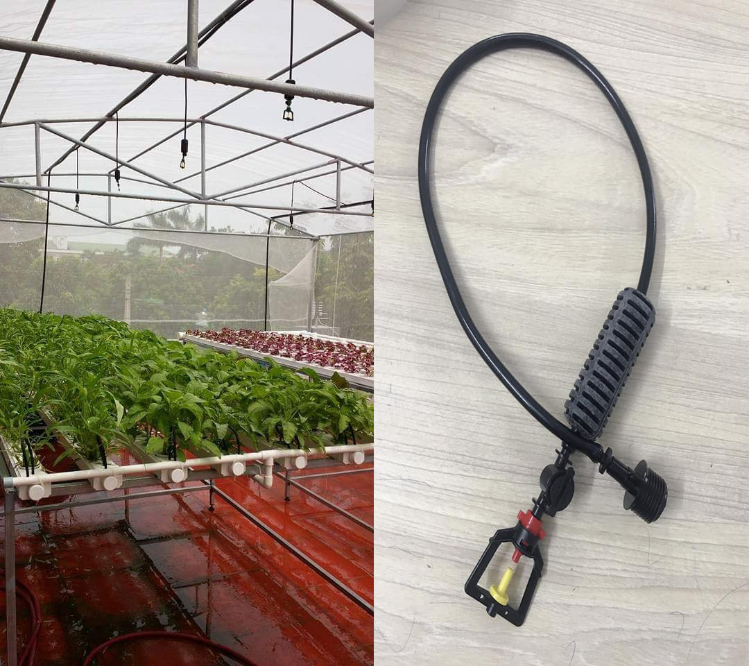 5 Bộ phun xòe tưới cây đầy đủ