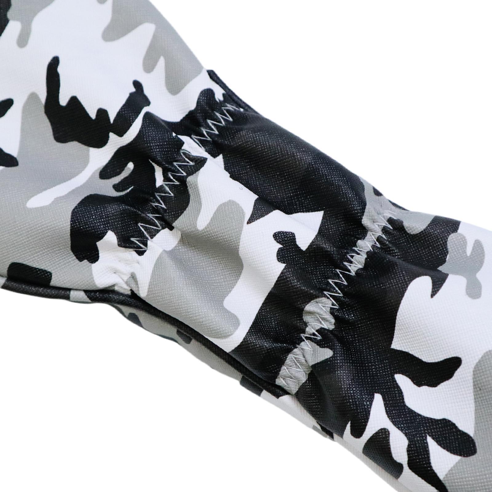 3pcs Golf Head Covers Driver Fairway Wood Hybrid Cover with Number Tag