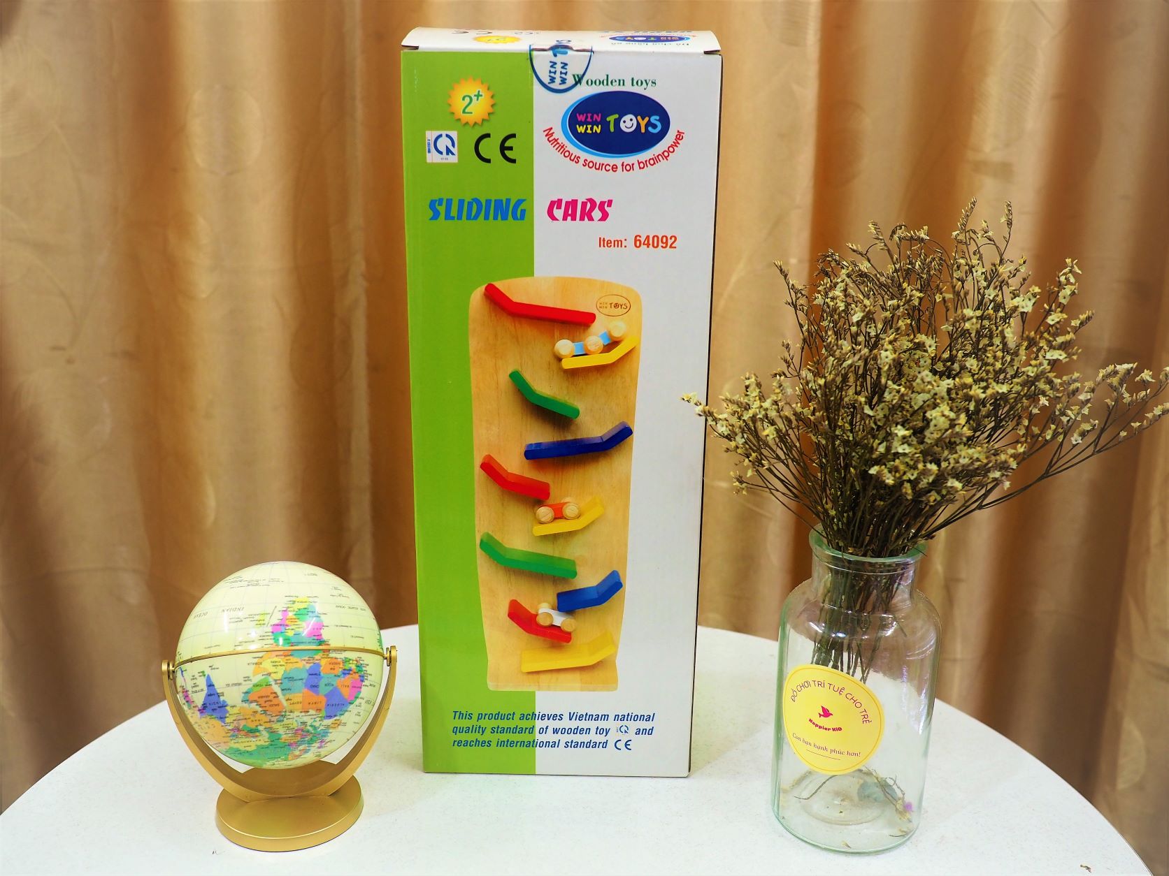 Vách xe rượt đuổi Winwintoys - Đồ chơi vận động, chất liệu gỗ cao su cao cấp, dành cho trẻ từ 2 tuổi