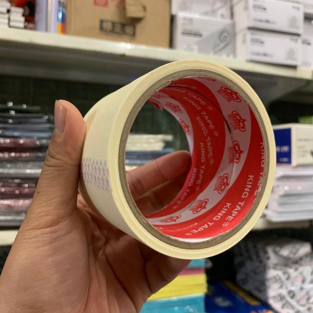 3 cuộn Băng keo giấy 2.4cm King Tape