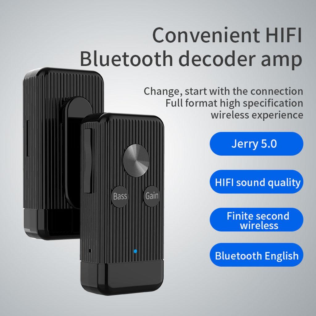 Hands-Free Mini Portable Bluetooth 5.0 Receiver Stereo Adapter