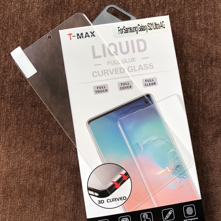 Cường lực full nhám cho Samsung S21 Ultra UV T-Max - Hàng nhập khẩu