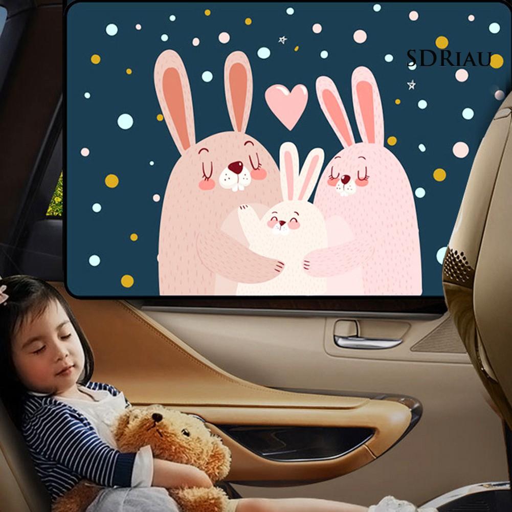 4 Miếng Che Nắng Cửa Sổ Xe Hơi Có Nam Châm