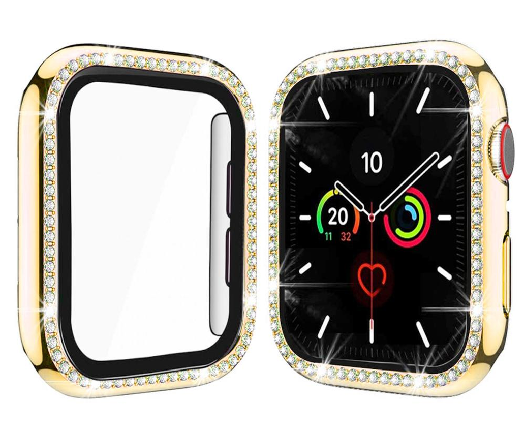 Ốp bảo vệ mặt đồng hồ mặt kính cường lực dành cho Iwatch Se 6 5 4 3 2 1 44mm 40mm 38mm 42mm