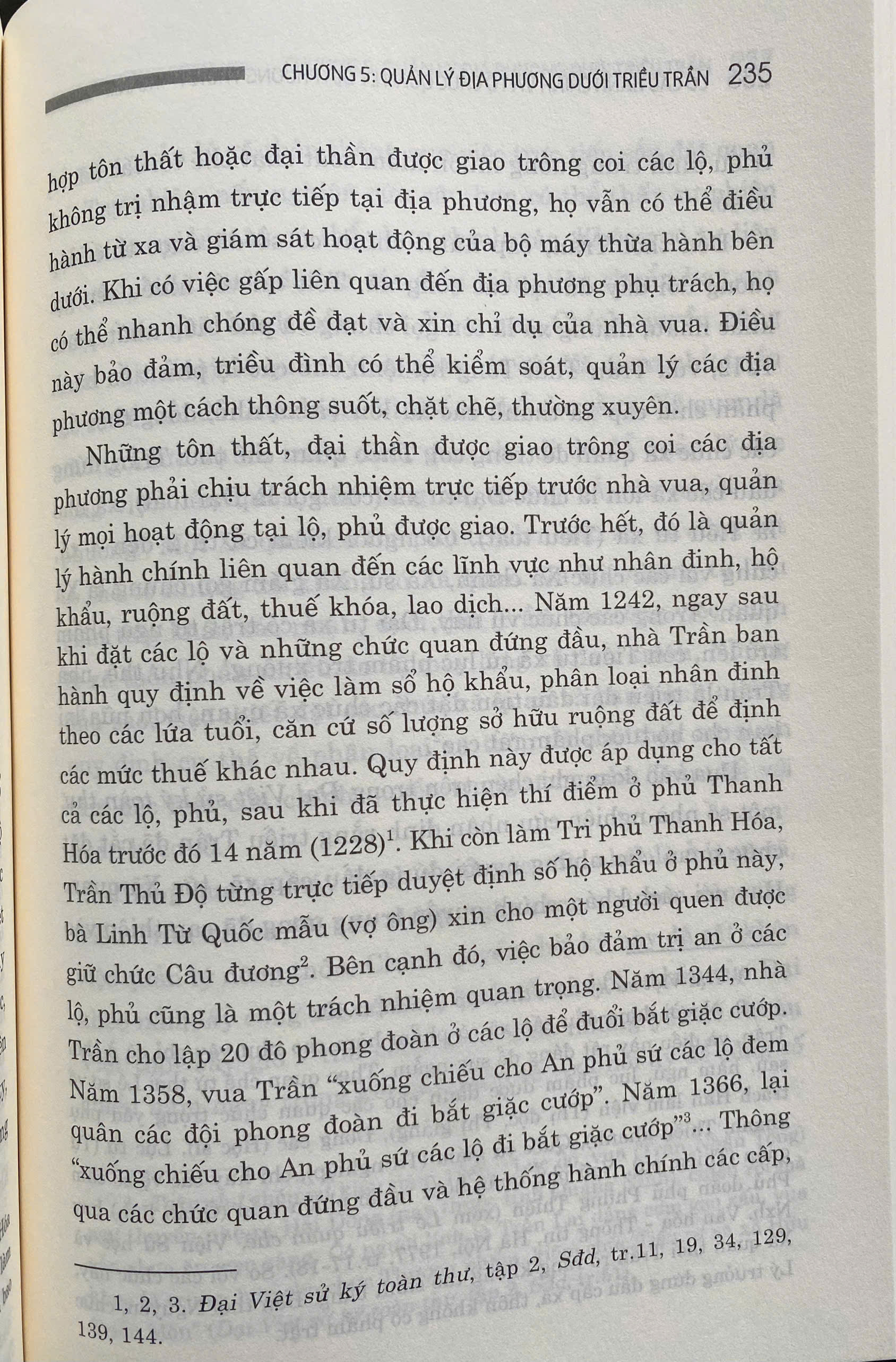 Cơ Cấu Hành Chính và Tổ Chức Quản Lý Địa Phương Thời Lý - Trần ( Thế Kỷ XI - XIV)