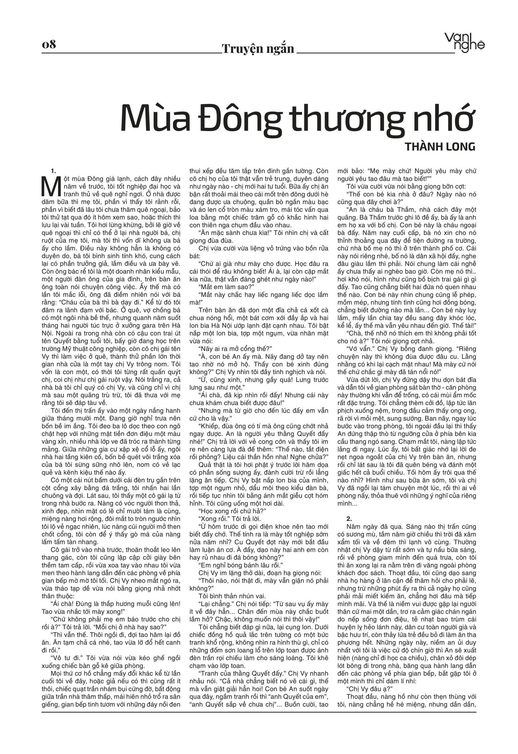 BÁO VĂN NGHỆ – Số 5 – Ra ngày 31/1/2026 Năm thứ 79