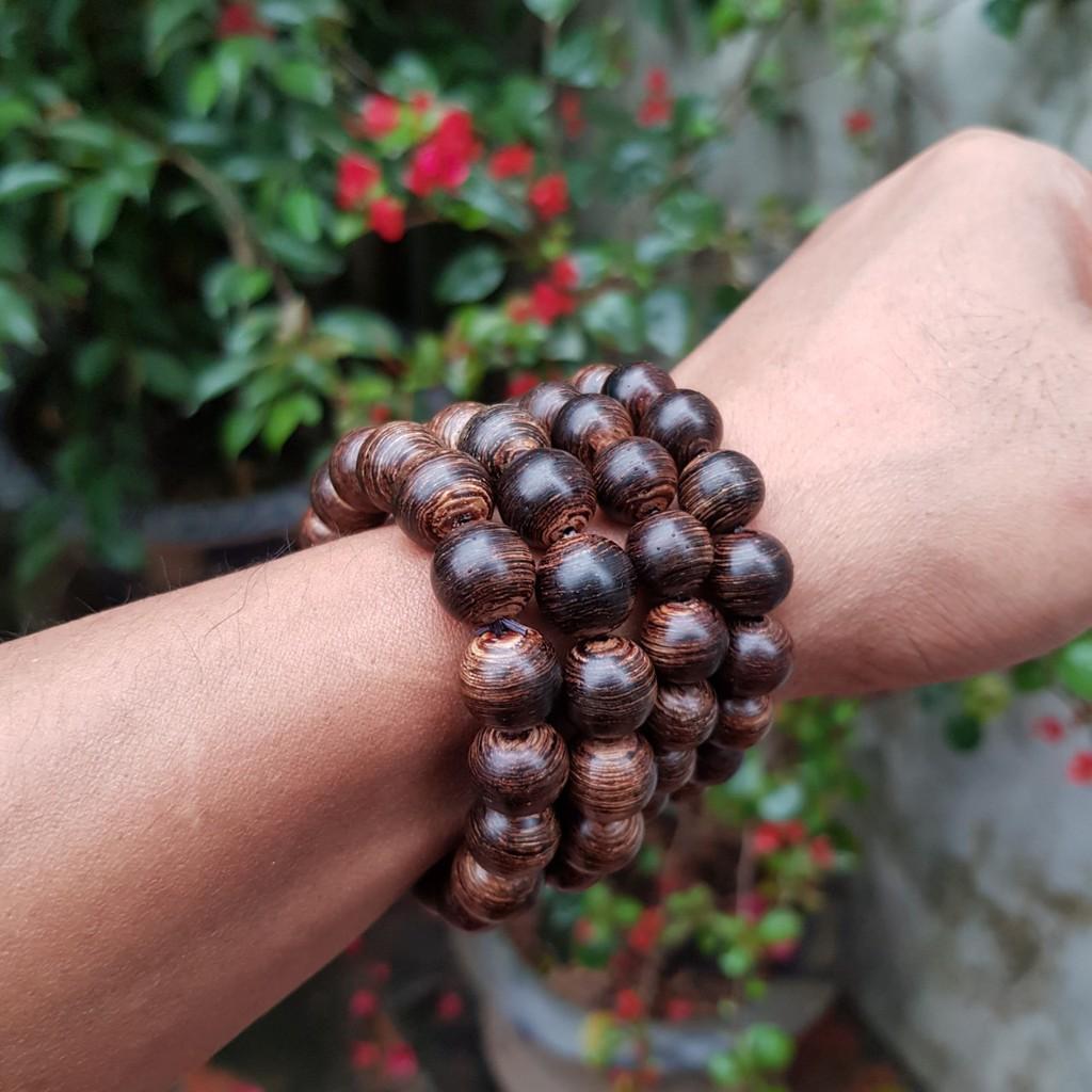 Vòng tay trầm hương️ PHONG THỦY ️ sánh chìm nước hạt tròn 10,12 ly