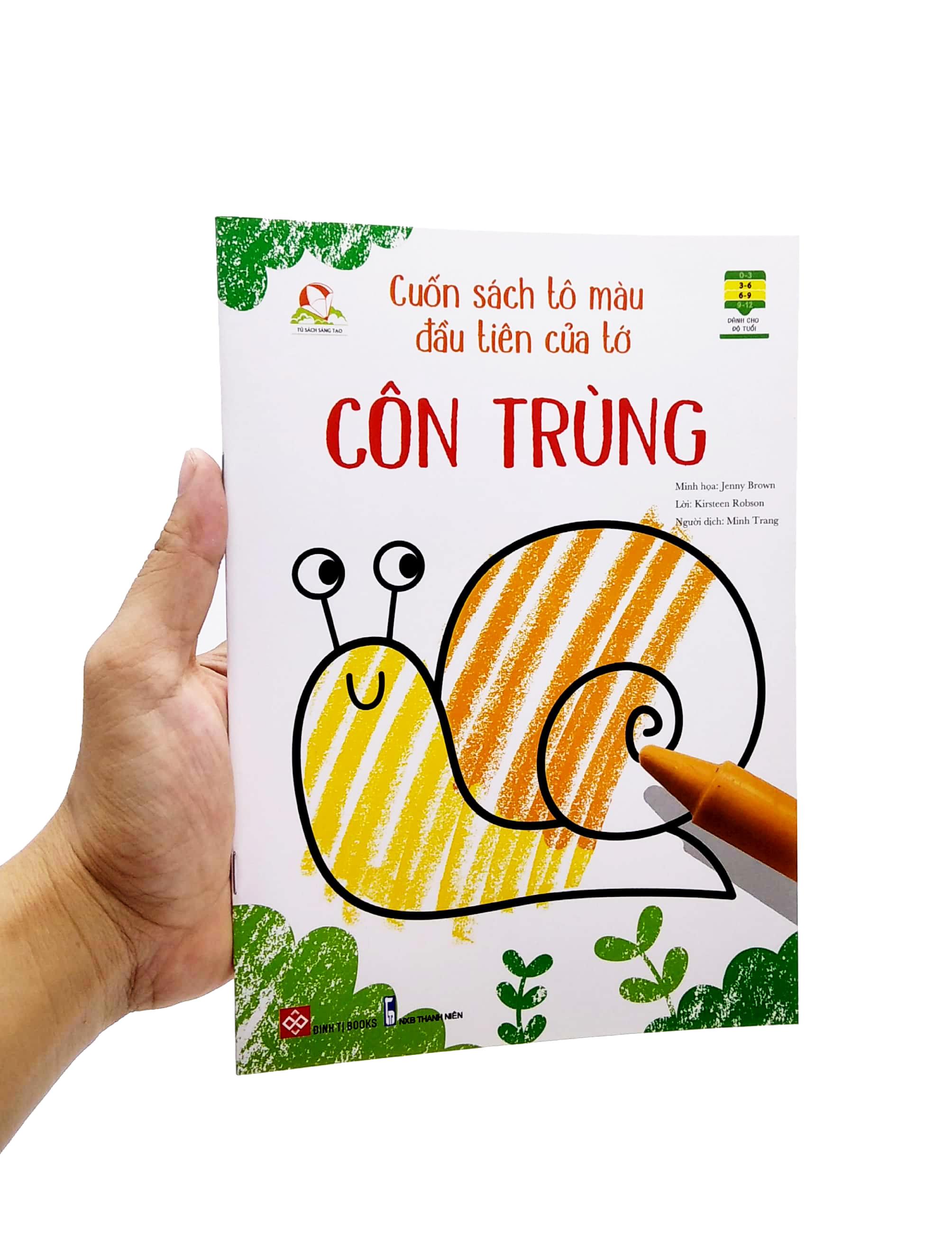 Hình ảnh Cuốn Sách Tô Màu Đầu Tiên Của Tớ - Côn Trùng