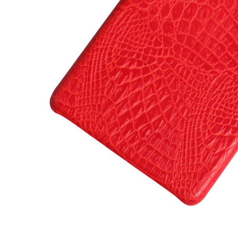 Ốp Lưng Cho Sony Xperia M5 Vân Cá Sấu Màu Đỏ