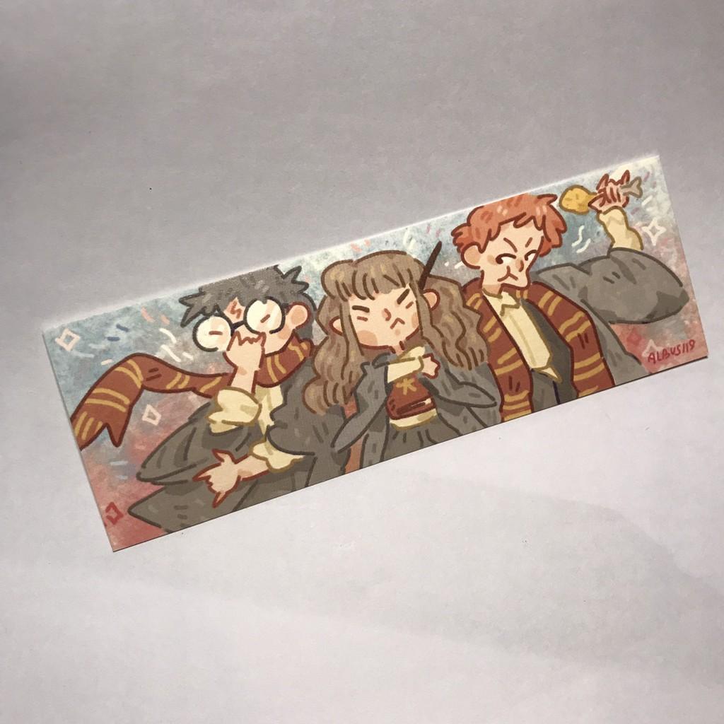 Kẹp sách 15x5cm chủ đề Harry Potter l Zip A1 | bookmark Harry Potter albus119