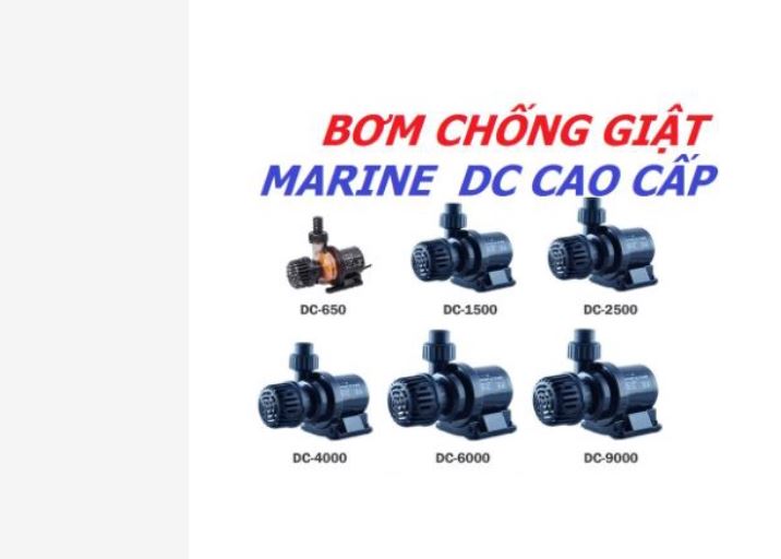 Bơm Marine DC pumd chống giật (Các mã) - Máy bơm chế lọc cao cấp