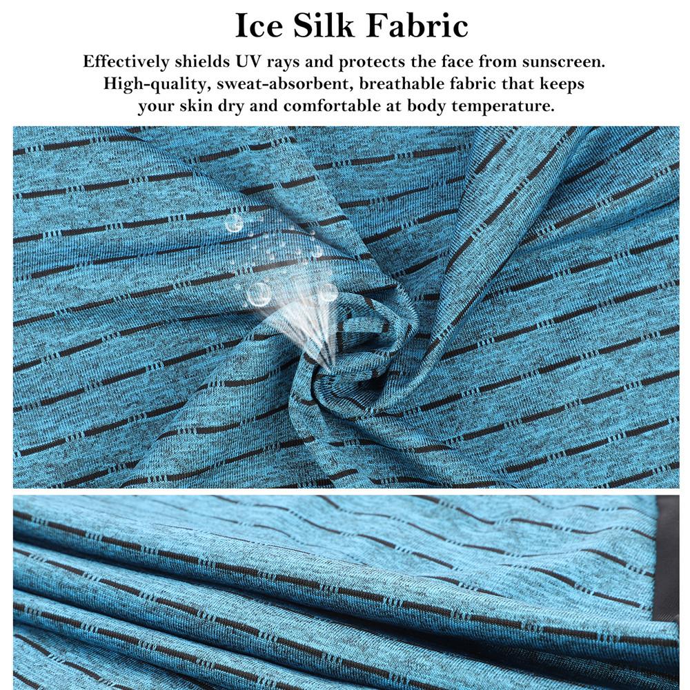 Khăn đa năng che mặt bằng vải lụa chống gió lạnh ngoài trời