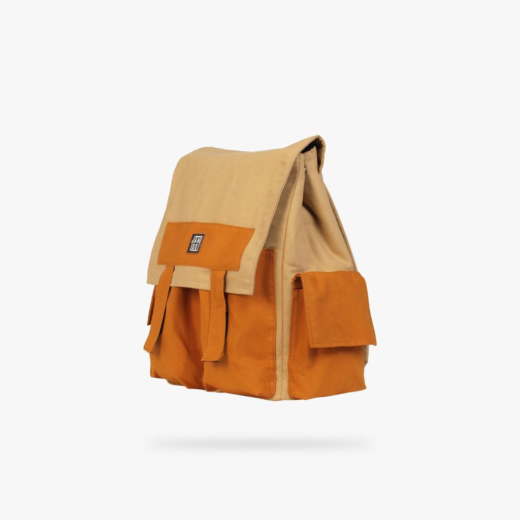 Balo thời trang nhiều ngăn vải canvas Pocket Backpack Jamlos