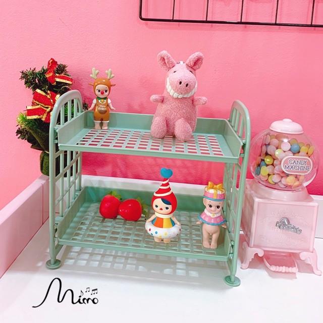 Kệ nhựa Mini 2 tầng đa năng kệ để đồ bếp