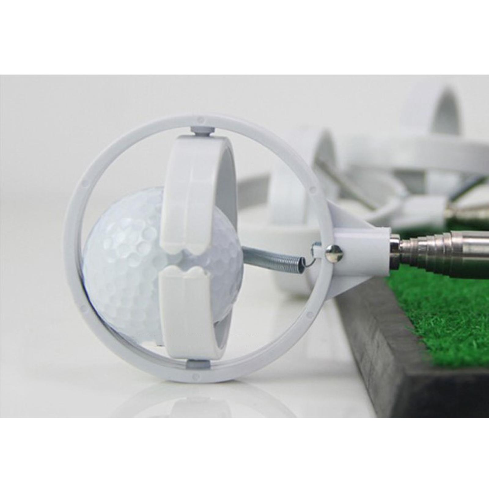 Folding Golf Ball Retriever Pick Up Tool Caddie Ball Collector Picker