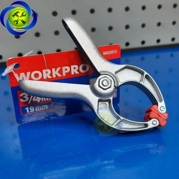 Kìm kẹp nhôm WORKPRO W032013 loại 19mm vật liệu nhôm